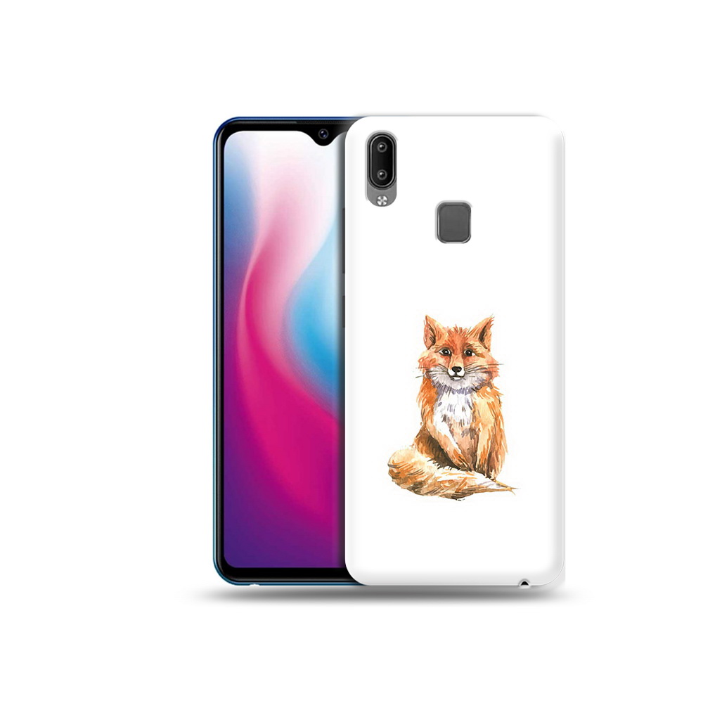 

Чехол MyPads Tocco для Vivo Y93 Lite детская лиса, Прозрачный, Tocco