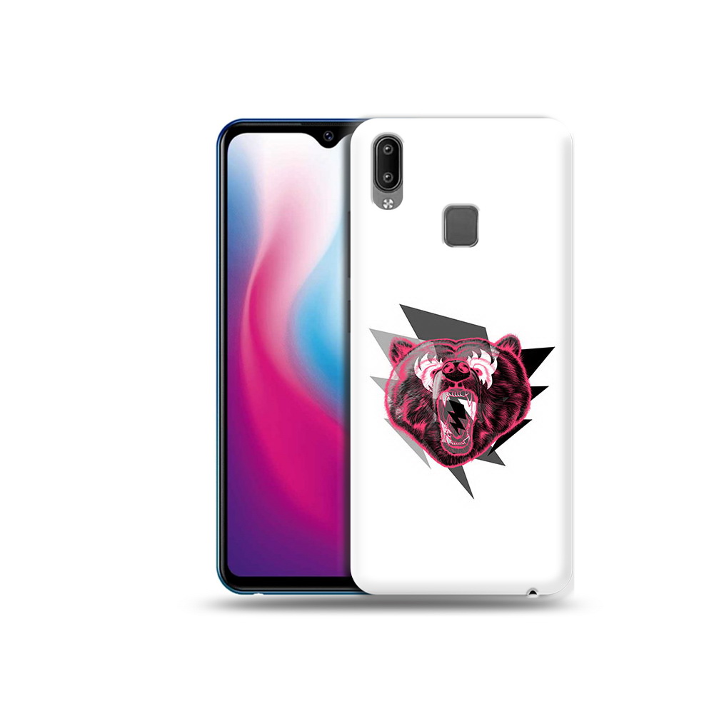 

Чехол MyPads Tocco для Vivo Y93 Lite грозовой медведь, Прозрачный, Tocco