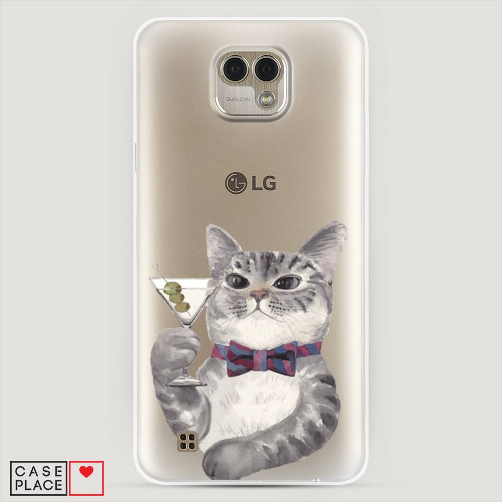 

Чехол Awog "Кот джентльмен" для LG X Cam