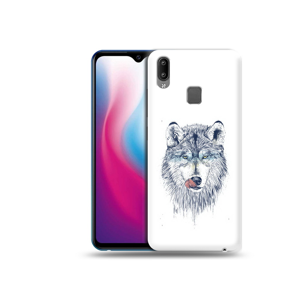 

Чехол MyPads Tocco для Vivo Y93 Lite голодгый волк, Прозрачный, Tocco