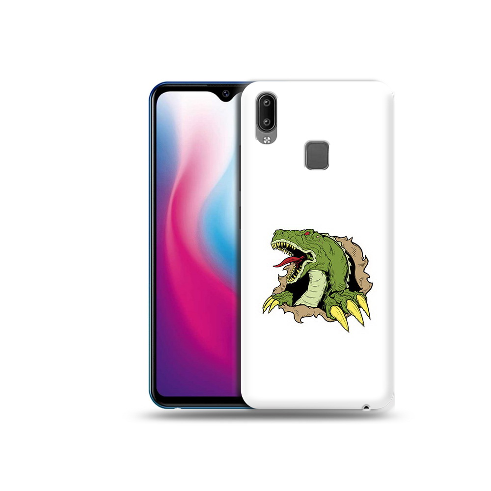 

Чехол MyPads Tocco для Vivo Y93 Lite годзила, Прозрачный, Tocco