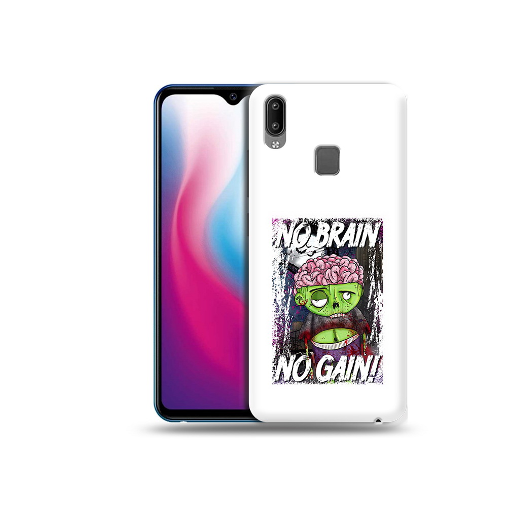 

Чехол MyPads Tocco для Vivo Y93 Lite глупый зомби, Прозрачный, Tocco