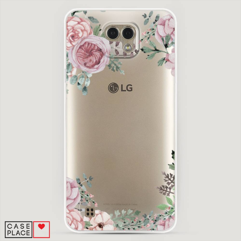 

Чехол Awog "Нежные розы акварель" для LG X Cam