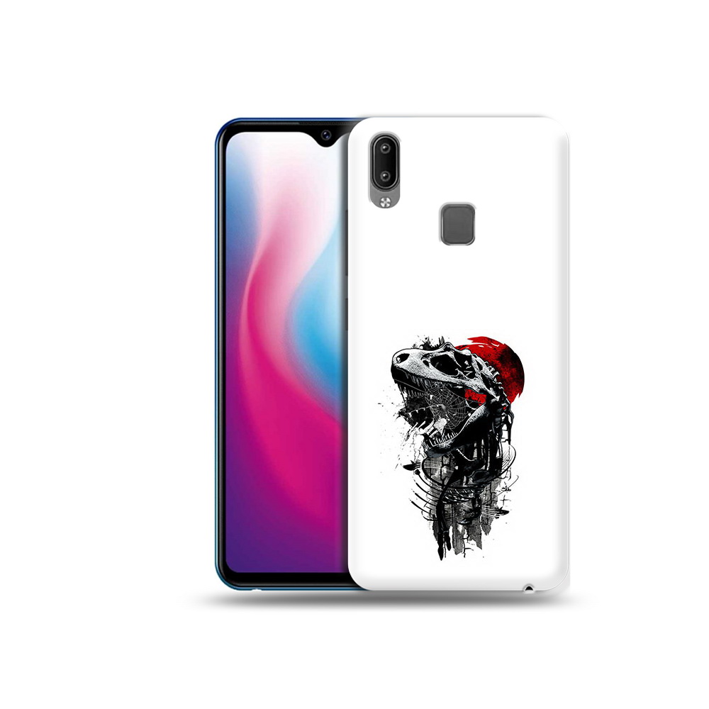 

Чехол MyPads Tocco для Vivo Y93 Lite вымерший динозавр, Прозрачный, Tocco