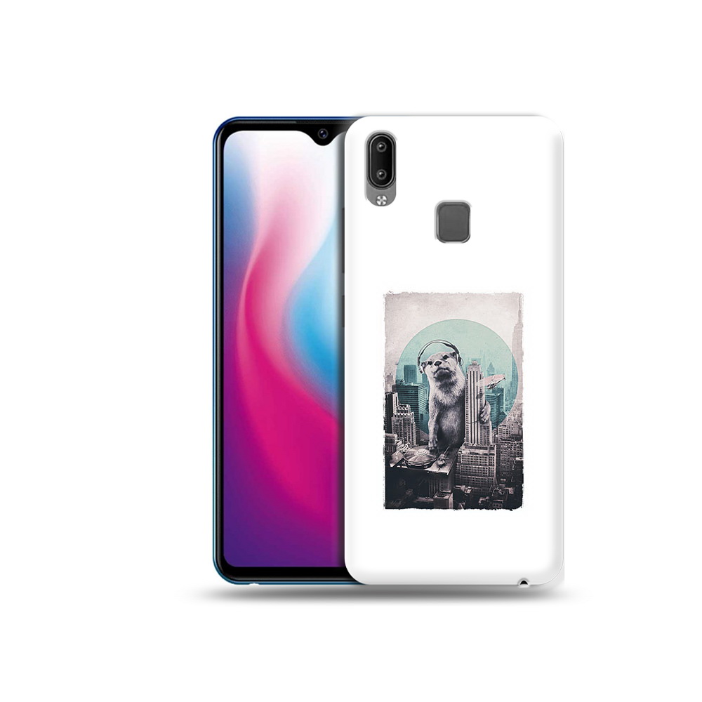 

Чехол MyPads Tocco для Vivo Y93 Lite выдра в городе, Прозрачный, Tocco