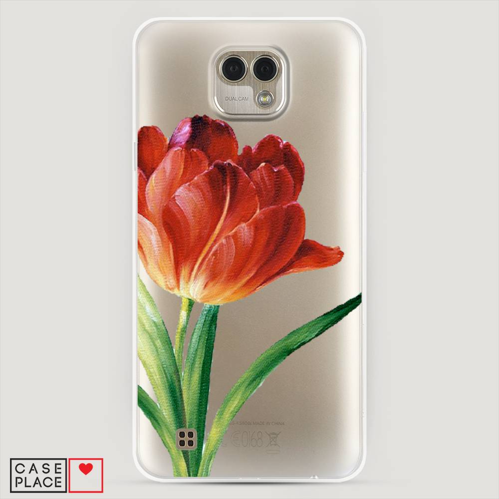 

Чехол Awog "Красный тюльпан" для LG X Cam