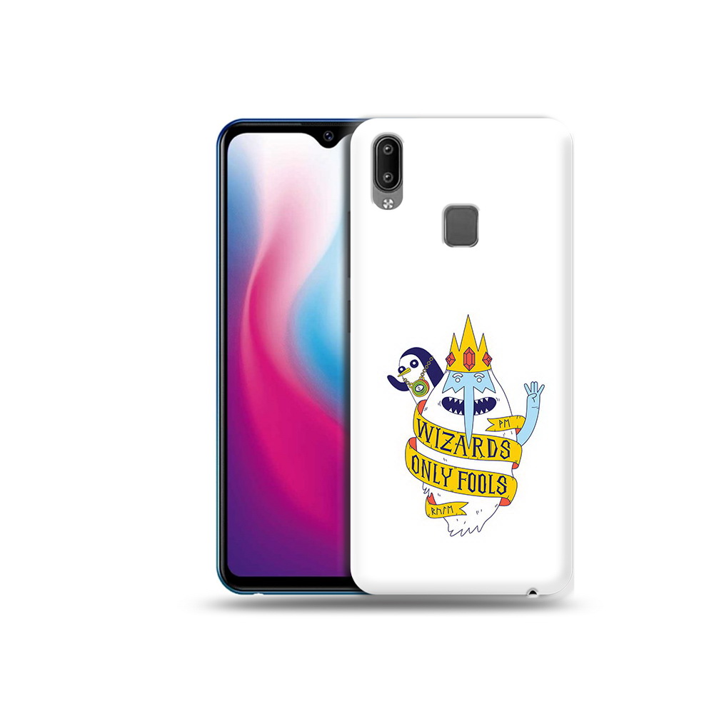 

Чехол MyPads Tocco для Vivo Y93 Lite время приключений снежный король, Прозрачный, Tocco
