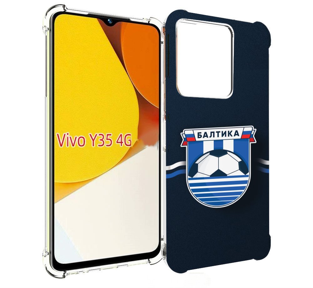 

Чехол MyPads фк балтика калининград мужской для Vivo Y35 4G 2022 / Vivo Y22, Прозрачный, Tocco