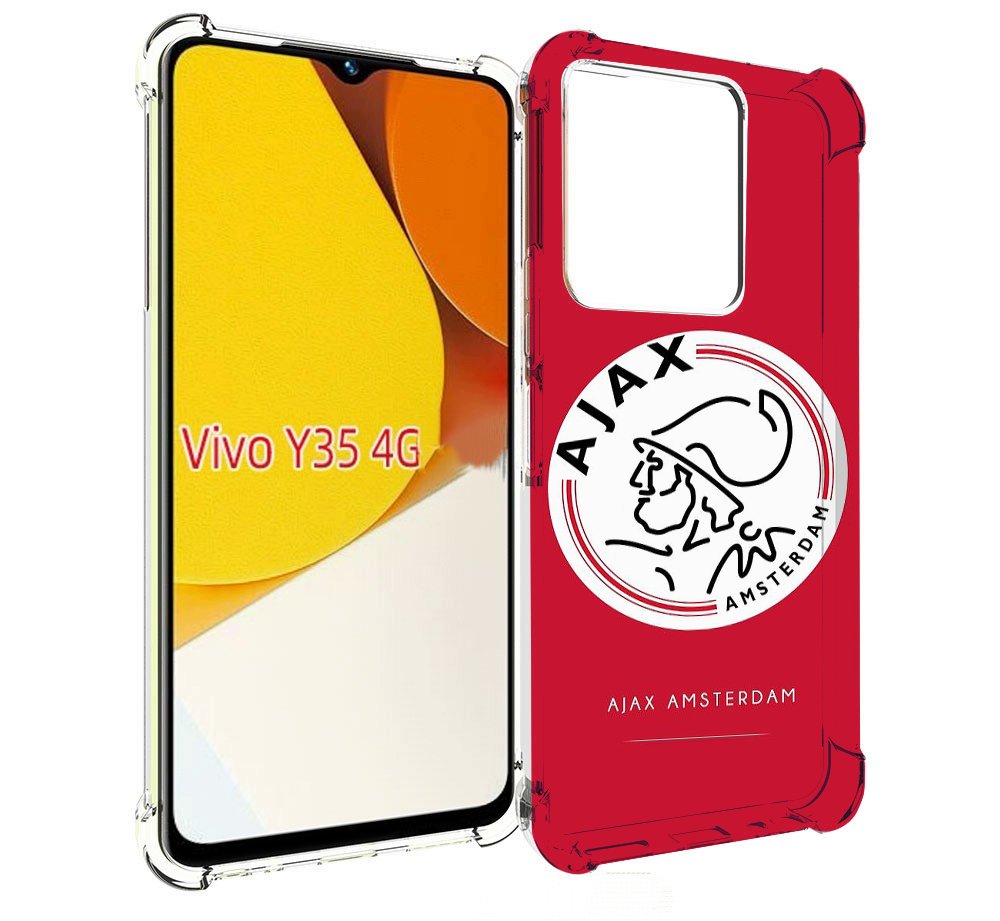 

Чехол MyPads фк аякс амстердам для Vivo Y35 4G 2022 / Vivo Y22, Прозрачный, Tocco