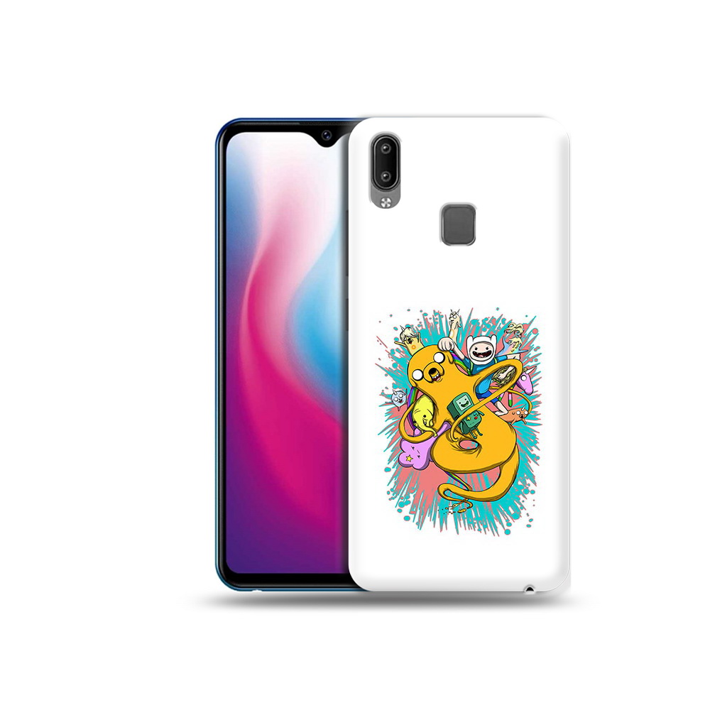

Чехол MyPads Tocco для Vivo Y93 Lite время приключений рисунок, Прозрачный, Tocco