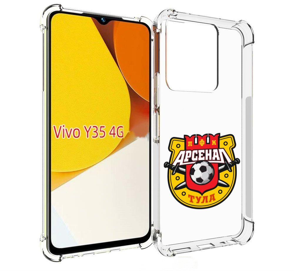 

Чехол MyPads фк арсенал тула мужской для Vivo Y35 4G 2022 / Vivo Y22, Прозрачный, Tocco