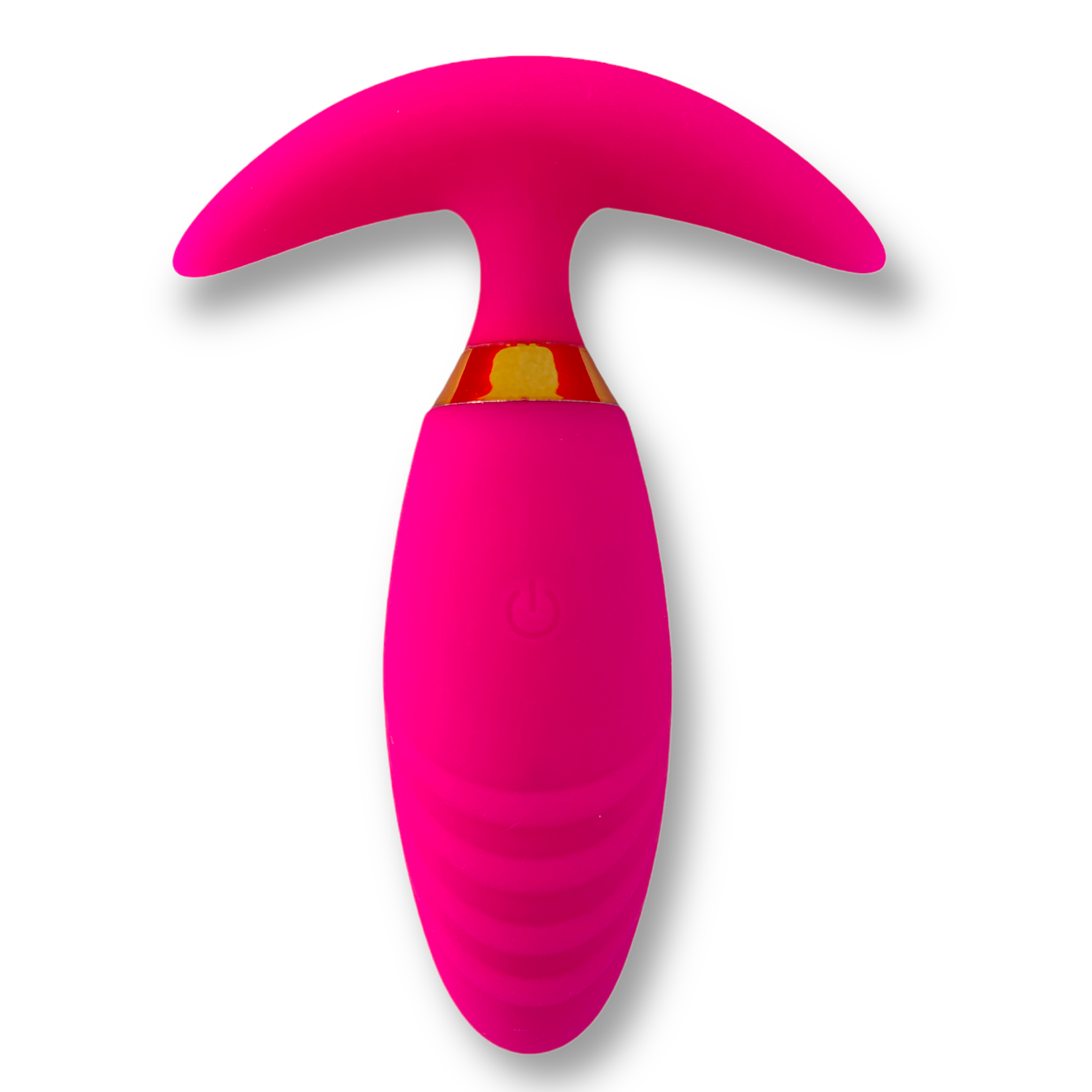 Анальная пробка с Вибрацией Вибро Фуксия AA Adult Products розовая 11 см