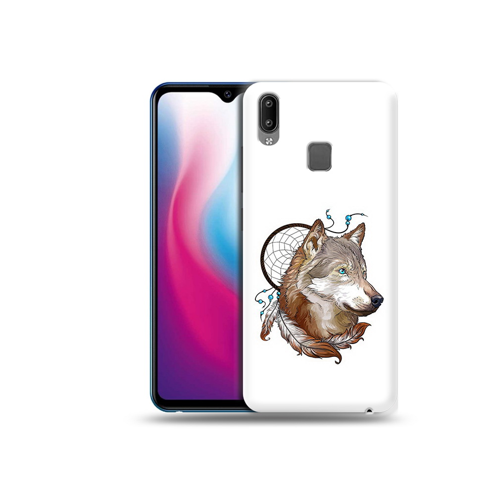 

Чехол MyPads Tocco для Vivo Y93 Lite волк и ловец снов, Прозрачный, Tocco