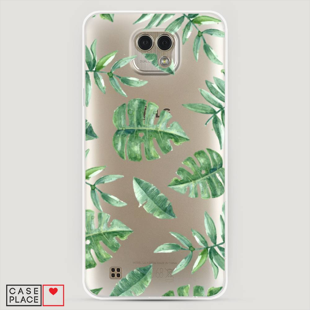 

Чехол Awog "Нарисованные пальмовые листья" для LG X Cam