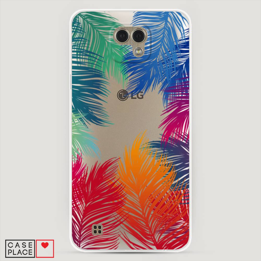 

Чехол Awog "Рамка из перьев" для LG X Cam