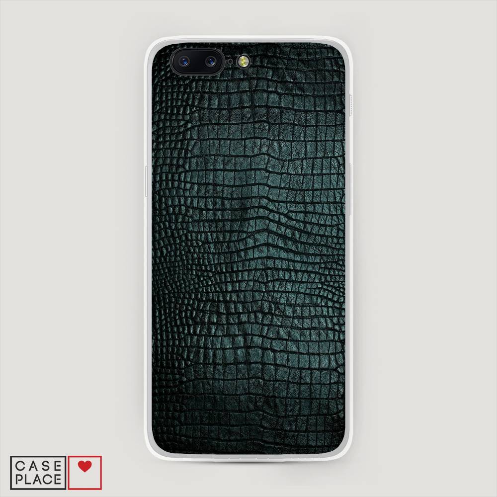 

Чехол Awog на OnePlus 5 / ВанПлас 5 "Черная змея", Черный;серый;голубой, 150250-3
