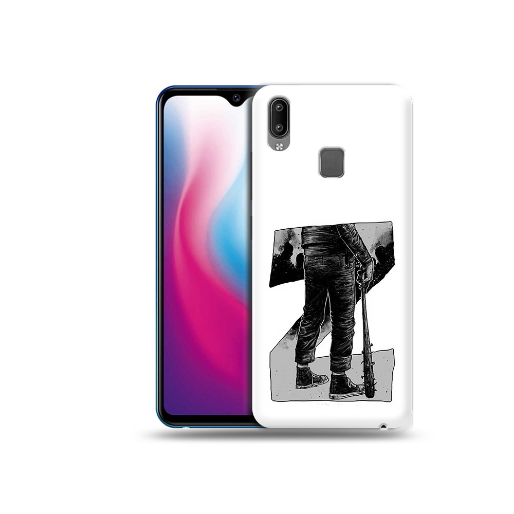 

Чехол MyPads Tocco для Vivo Y93 Lite воин черно белый, Tocco
