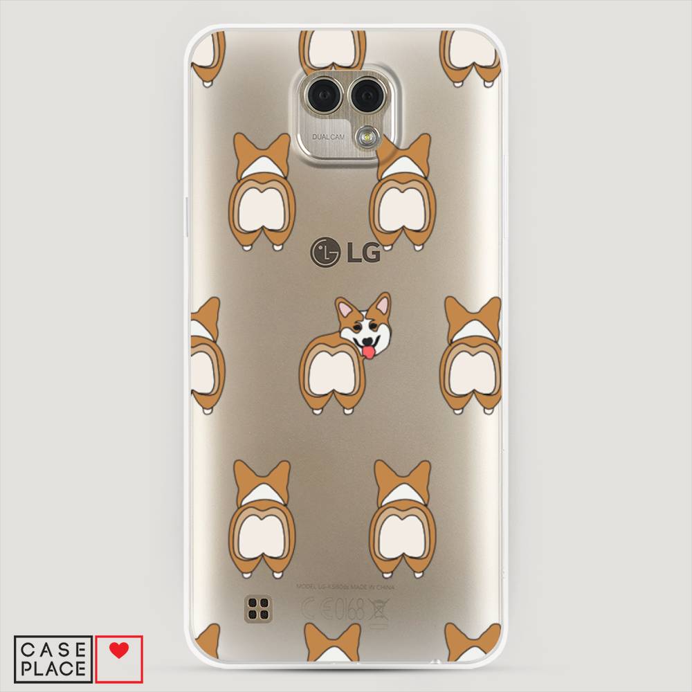 

Чехол Awog "Милый корги фон" для LG X Cam