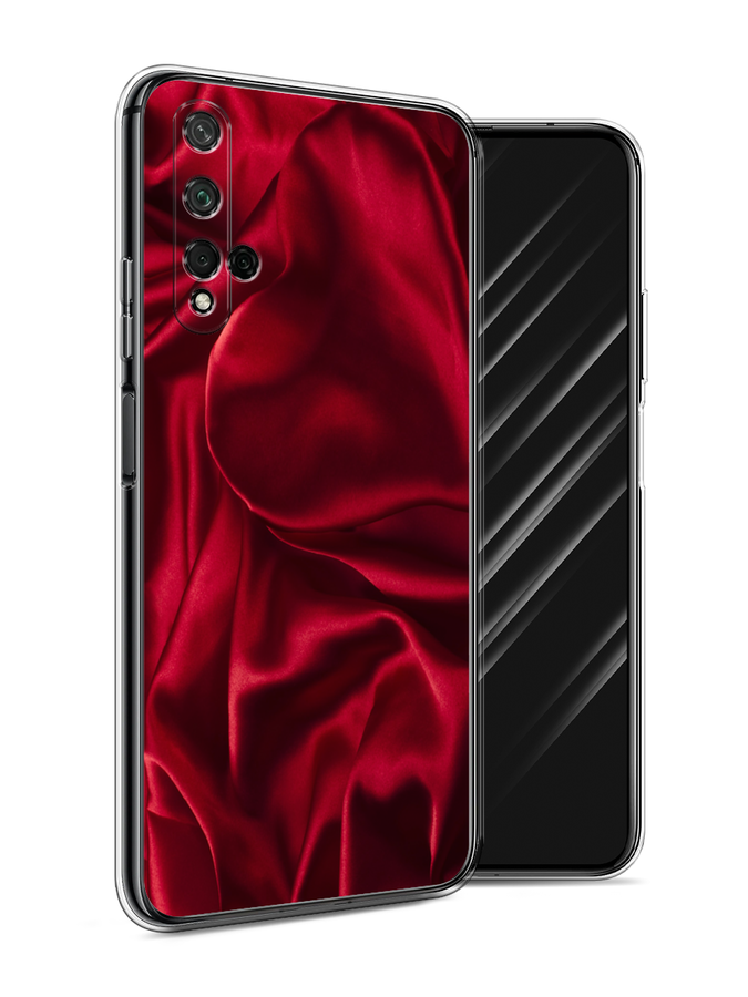 

Чехол Awog на Honor 20 "Текстура красный шелк", 69550-3