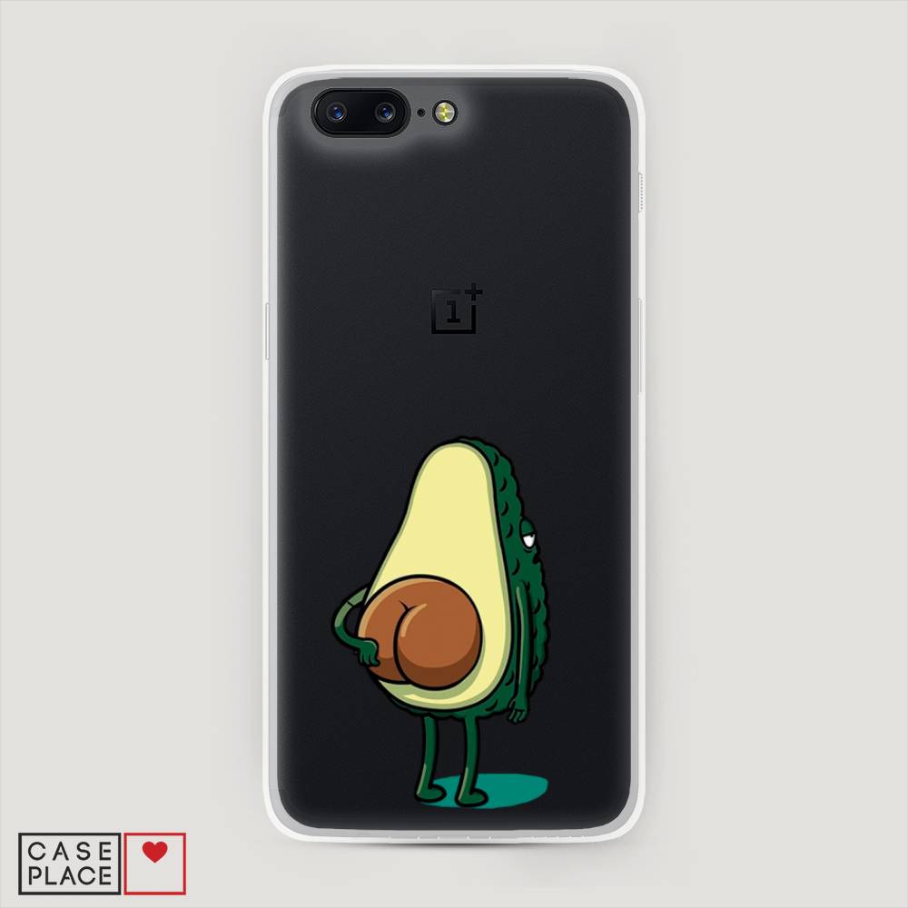 

Чехол Awog на OnePlus 5 / ВанПлас 5 "Попа авокадо", Зеленый;коричневый;прозрачный, 150250-10