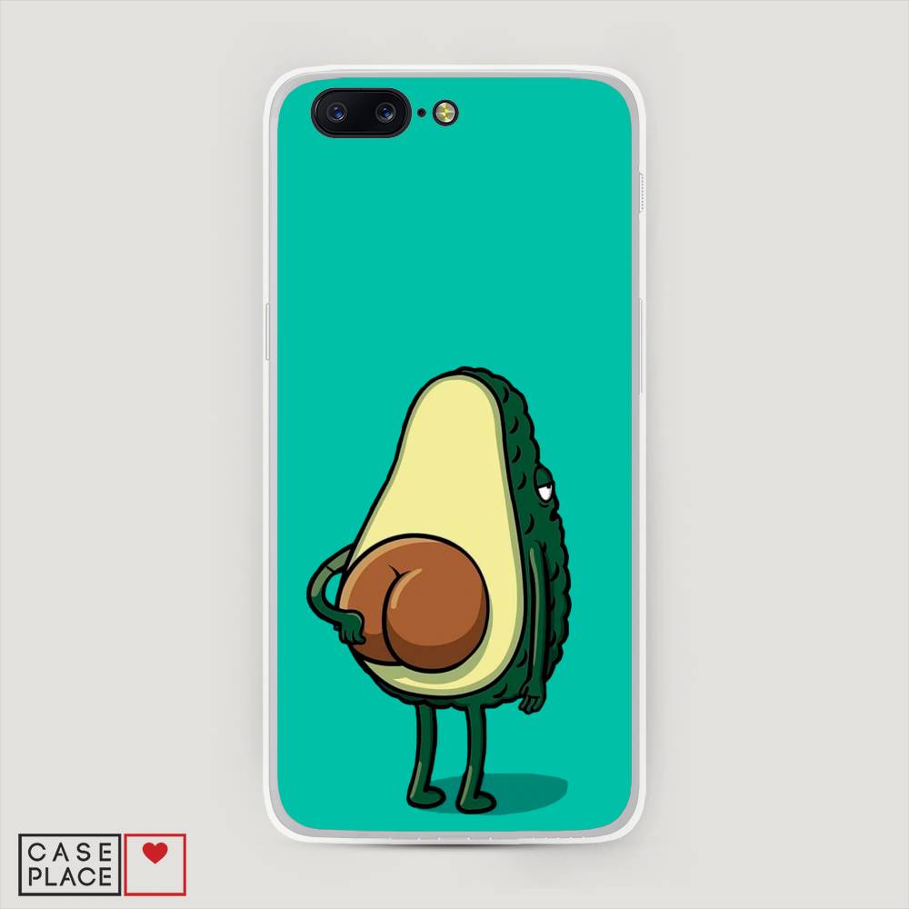 

Чехол Awog на OnePlus 5 / ВанПлас 5 "Попа авокадо", Зеленый;коричневый;прозрачный, 150250-10