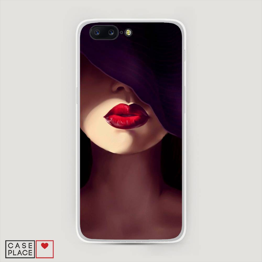 

Чехол Awog на OnePlus 5 / ВанПлас 5 "Красные губы", Черный;бежевый;красный, 150250-7