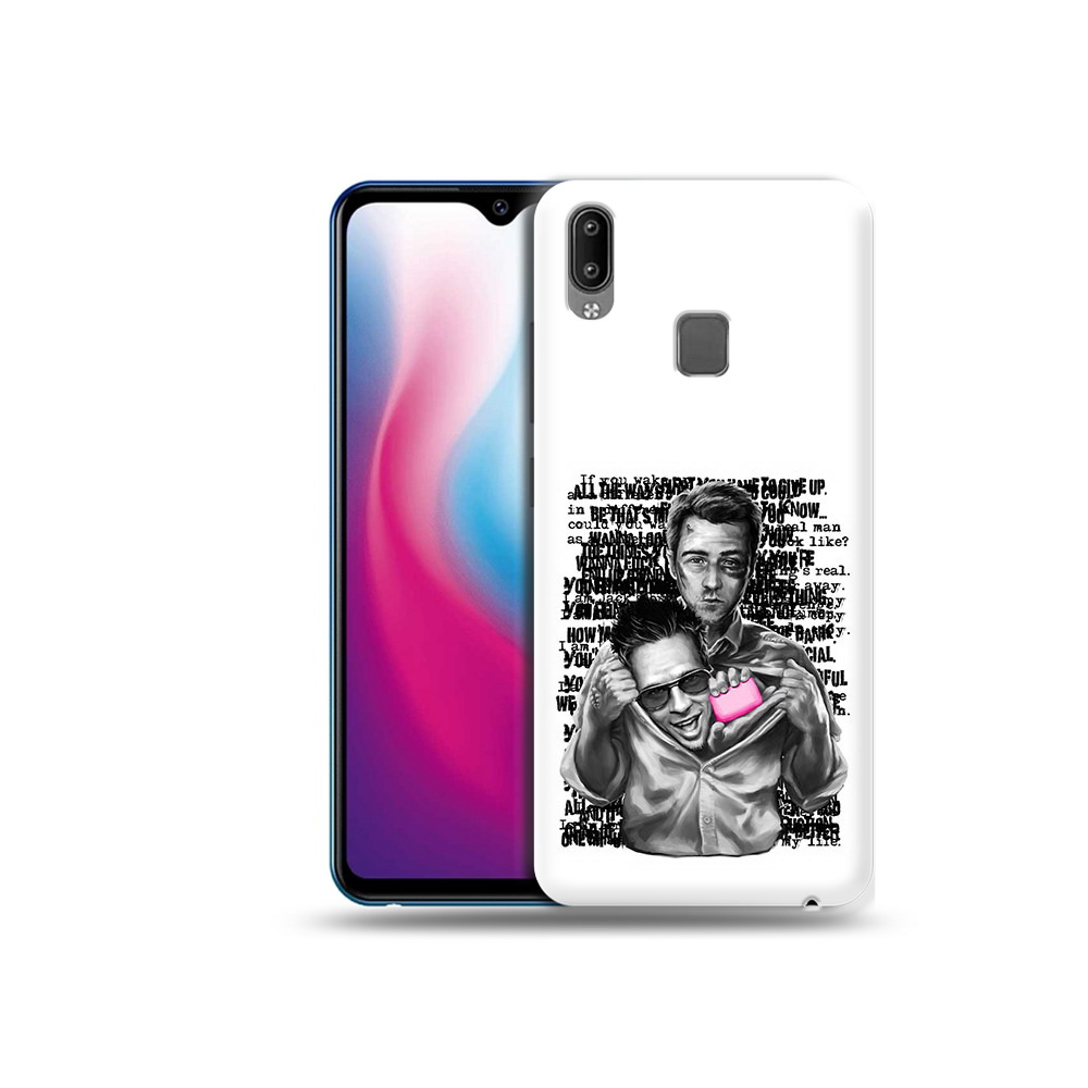 

Чехол MyPads Tocco для Vivo Y93 Lite бойцовский клуб, Прозрачный, Tocco