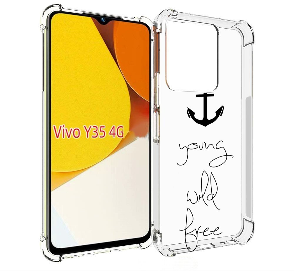 

Чехол MyPads ты-будешь-свободным для Vivo Y35 4G 2022 / Vivo Y22, Прозрачный, Tocco