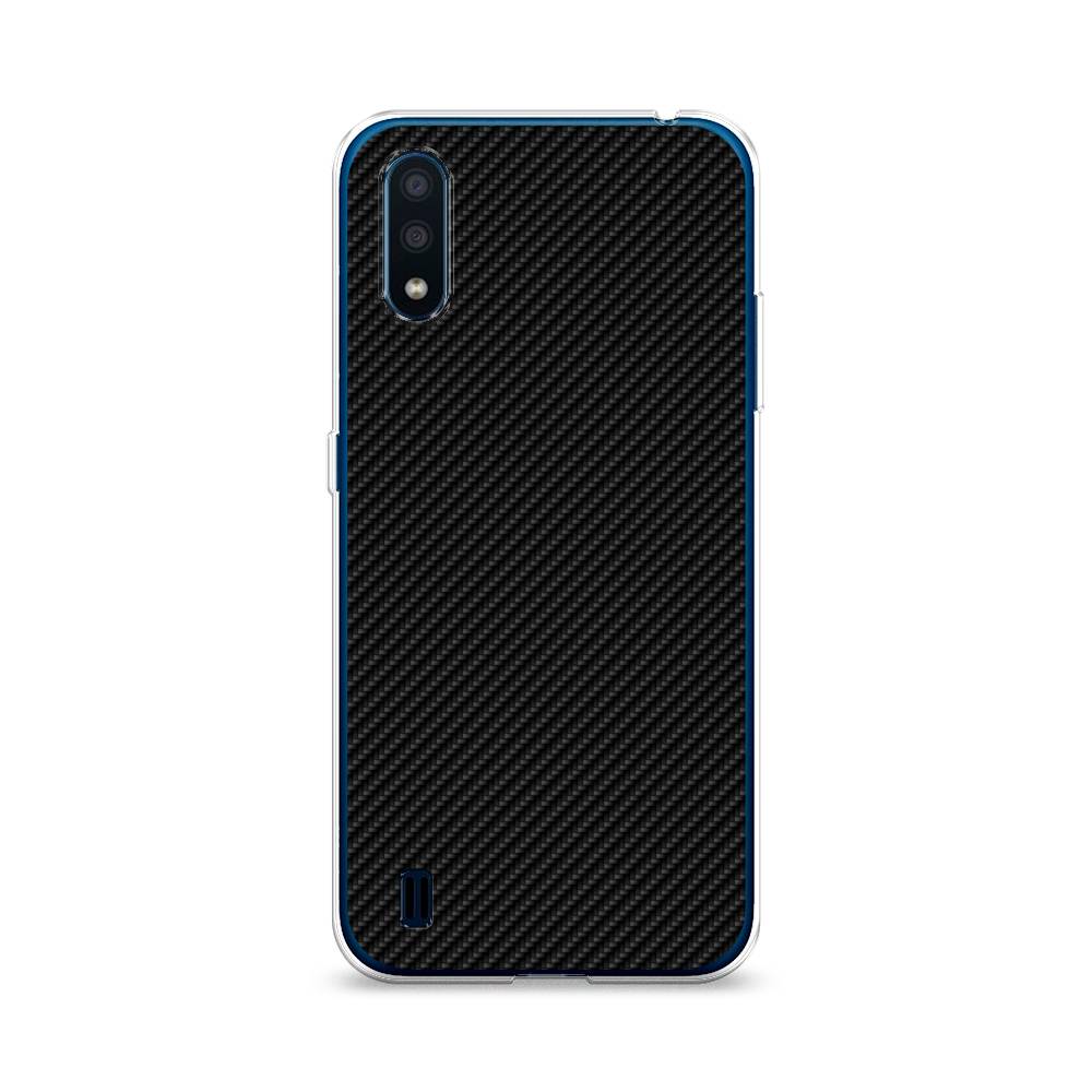 

Чехол Awog на Samsung Galaxy M01 / Самсунг M01 "Черный карбон", 2101150-3