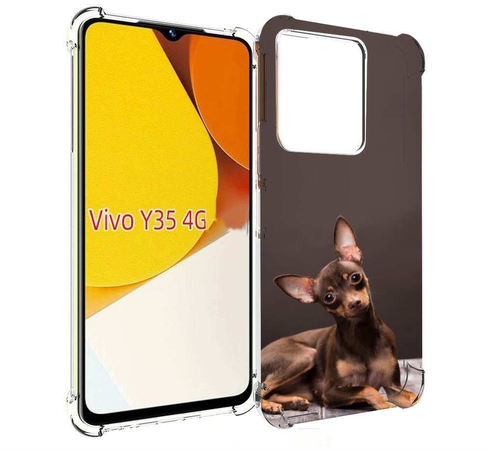 

Чехол MyPads тои терьер для Vivo Y35 4G 2022 / Vivo Y22, Прозрачный, Tocco