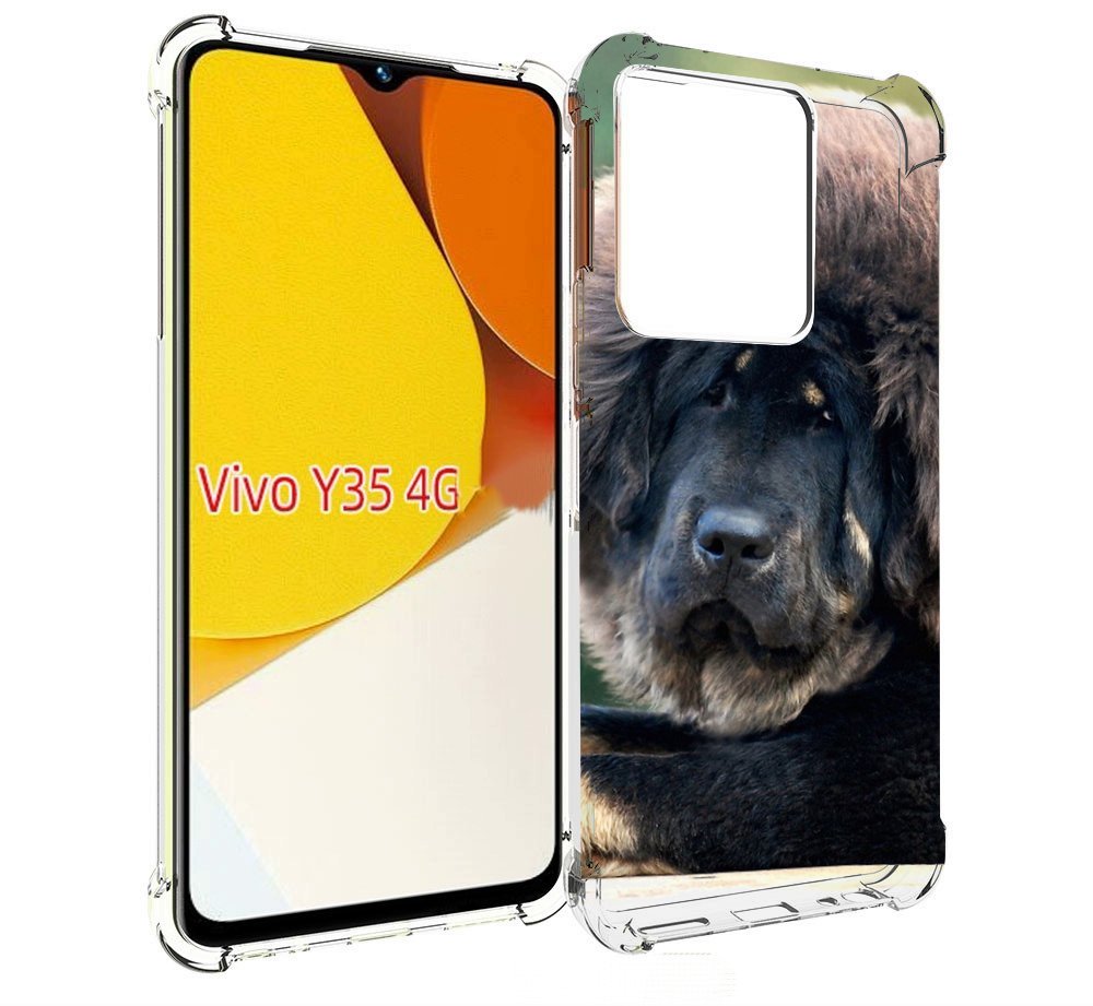 

Чехол MyPads тибетскии мастиф для Vivo Y35 4G 2022 / Vivo Y22, Прозрачный, Tocco