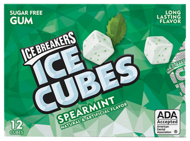

Жевательная резинка Ice Cubes Spearmint 28г Мексика