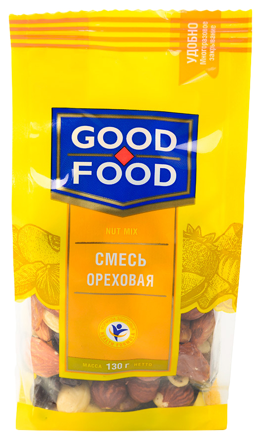 Смесь ореховая, Good Food, 130 г, Россия