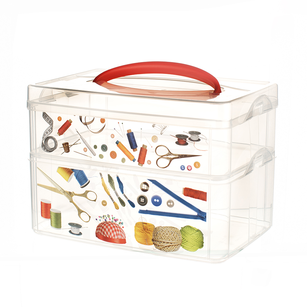 

Емкость для мелочей Econova Multi Box 2 секции 24,5х16х16,5 см