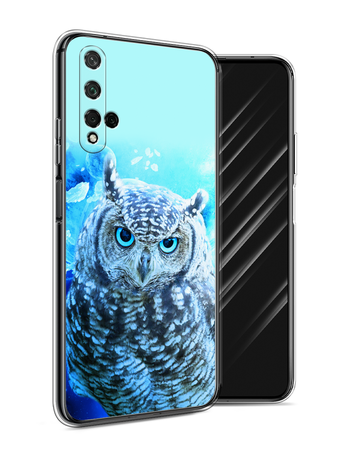 

Чехол Awog на Honor 20 "Сова арт 7", Синий;голубой, 69550-1