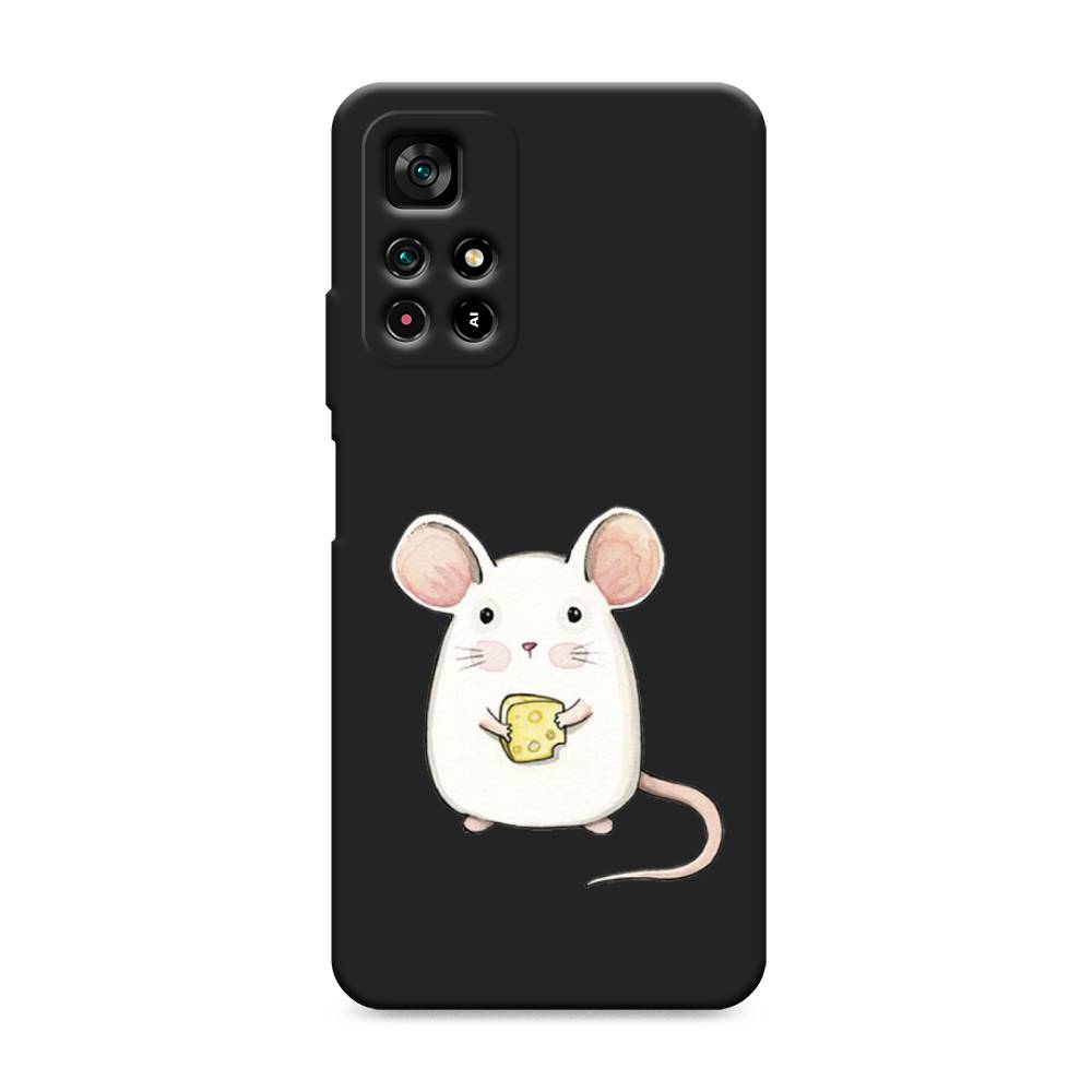 фото Матовый силиконовый чехол "мышка" на xiaomi redmi note 11t 5g awog