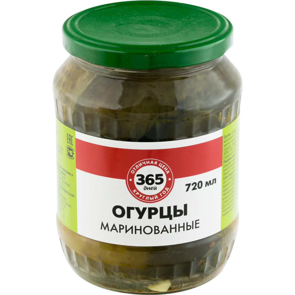 Огурцы 365 Дней маринованные