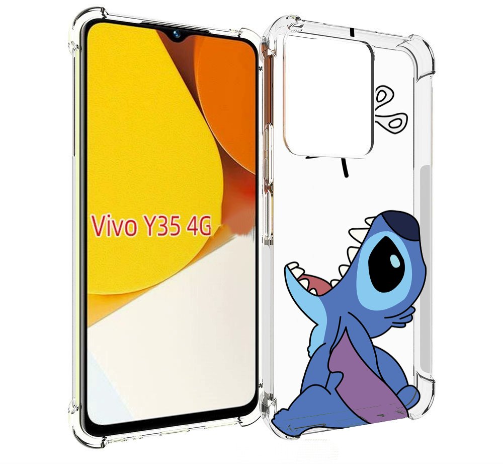 

Чехол MyPads стич-с-ножницами для Vivo Y35 4G 2022 / Vivo Y22, Прозрачный, Tocco