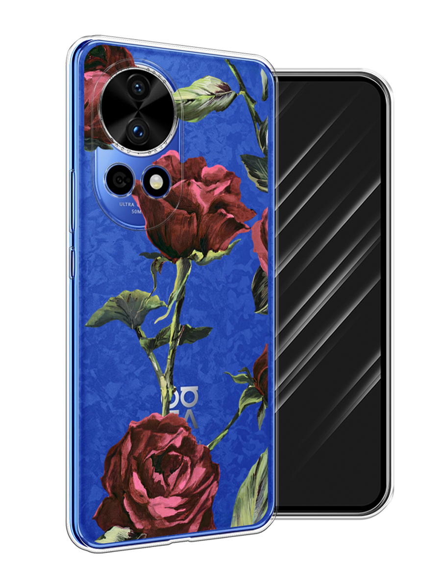 

Чехол Awog на Huawei Nova 12 Pro "Бордовые розы фон", Бордовый, 6123150-1