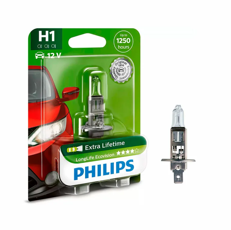 Лампа 12V H7 55W Philips Longerlife Eco Vision 1 Шт. Блистер 12972Llecob1 Philips 12972LLE