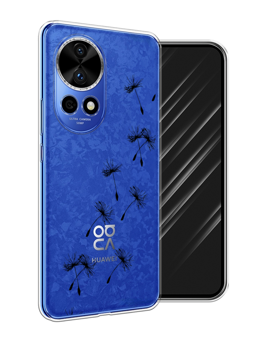 

Чехол Awog на Huawei Nova 12 Pro "Летящие одуванчики", Черный, 6123150-1