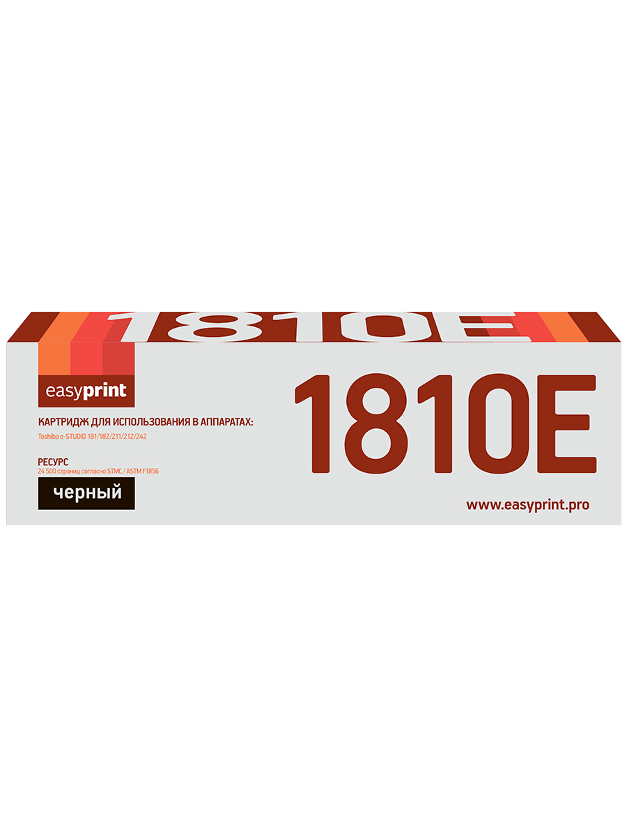 

Лазерный картридж EasyPrint LT-1810 (T1810E) для принтеров Toshiba, черный, LT-1810