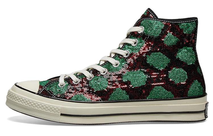 

Кеды унисекс Converse Snake Sequins Pack Chuck 1970s Hi зеленые 42.5 EU, Зеленый, Snake Sequins Pack Chuck 1970s Hi