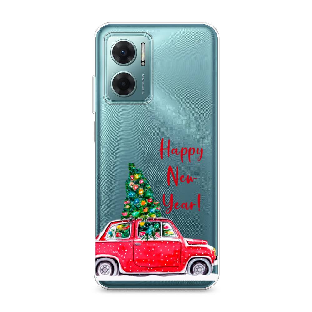 

Чехол на Xiaomi Redmi 10 5G "Happy New Year", Красный;зеленый, 313550-5