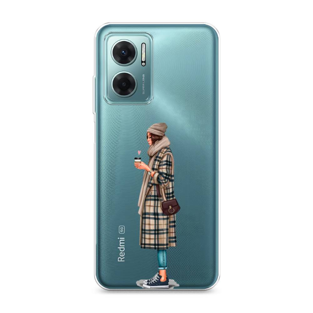 

Чехол на Xiaomi Redmi 10 5G "Утренний кофе", Коричневый;бежевый, 313550-6