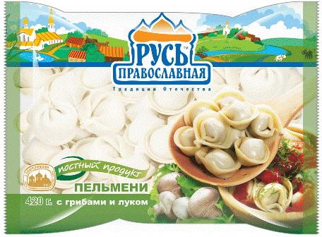 

Пельмени Русь Православная с грибами и луком