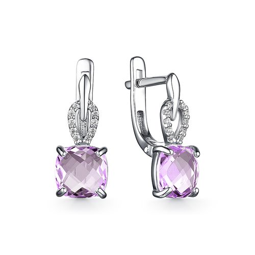 

Серьги из серебра с аметистом Dewi 902028037, 902028037
