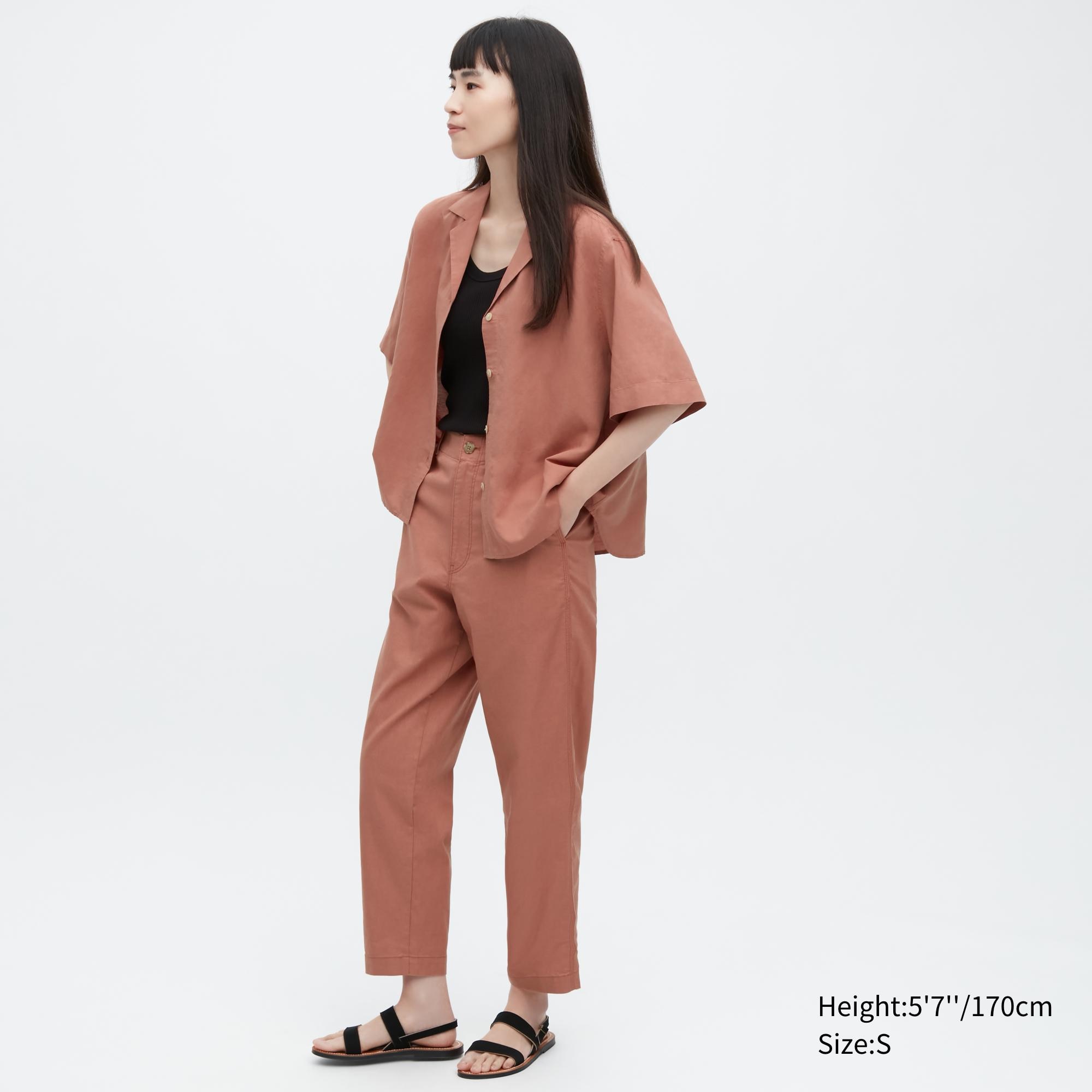 

Брюки женские UNIQLO 456207COL34 коричневые L (доставка из-за рубежа), Коричневый, 456207COL34