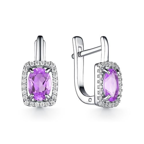 

Серьги из серебра с аметистом Dewi 902028035, 902028035