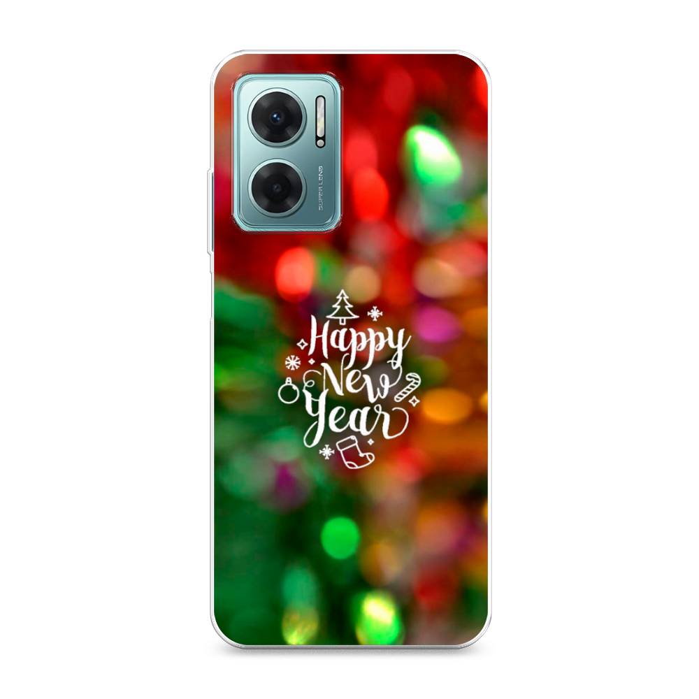 

Чехол на Xiaomi Redmi 10 5G "Новый Год на елке", Зеленый;красный;желтый, 313550-5